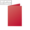 Clairefontaine Doppelkarten kirschrot