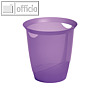 Durable Papierkorb Trend transluzent-purple