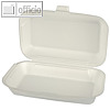 Papstar Allzweckboxen Klappdeckel Box, ungeteilt, weiß - 7,5 x 24 x 13,3 cm