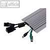Dataflex Kabelschutz Kabelbruecke Gerade Gerade - (L)118 cm