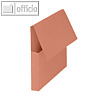 Officio Dokumententasche Mit Klappe pastell-rosa