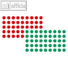Franken Moderationsklebepunkte rot & grün
