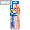 Pilot Tintenroller 4er Etui A - apricot usw.