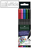 Faber Castell Fineliner Grip Finepen 5er Etui