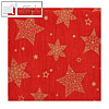 Papstar Servietten Sterne Christmas Shine - Sterne (300 Stück)