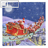 Papstar Servietten Weihnachtsmann Schlitten (160 Stück)