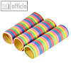 Papstar Luftschlangen Stripes blau/rot/grün/gelb/rosa (flammhemmend) (3 Stück)