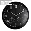 Officio Wanduhr schwarz